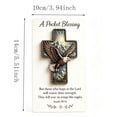 thumbnail image 3 of Inspirational Pocket Blessing Card, Acrylic Bird Pocket Keepsake, Religious Scripture Gift, Baptism Confirmation Token, Communion Encouragement, Faith Motivation, Spiritual Encouragement, 3 of 6