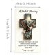 thumbnail image 3 of Tarjeta de bendición de bolsillo con versículo bíblico de Isaías – Recuerdo religioso inspirador para bautismo, confirmación y comunión – Diseño de pájaro acrílico con tarjeta bíblica, 3 of 6