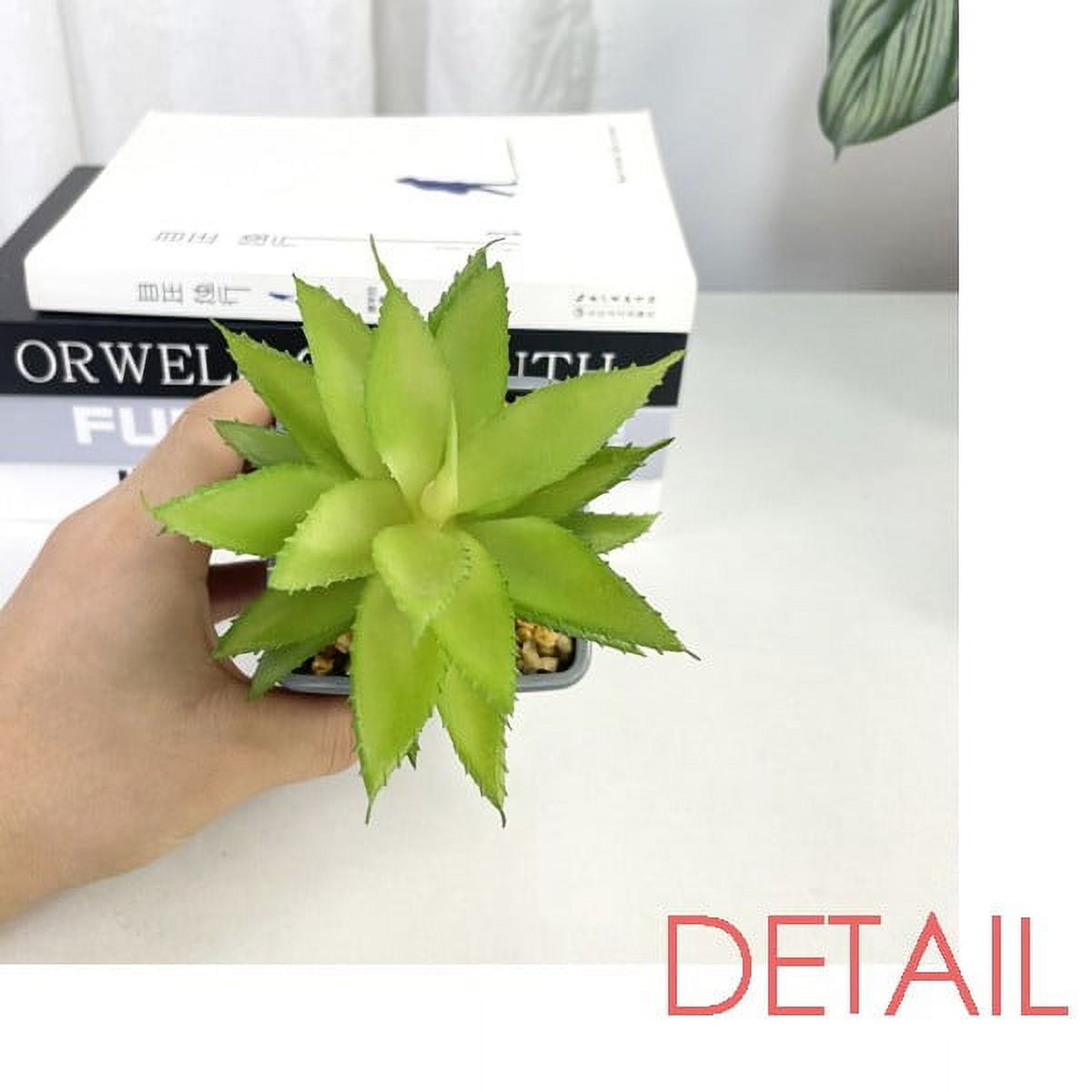 Japanese Hiragana Character YO Fake Pineapple Flower Pot Vase Mini