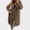 New-Brown, variant on PNTUTB Fall Winter Women's Longline Coat Hooded Full Zip Outwear Soild Color Casual Loose Comfortable Trendy Coats with Pockets