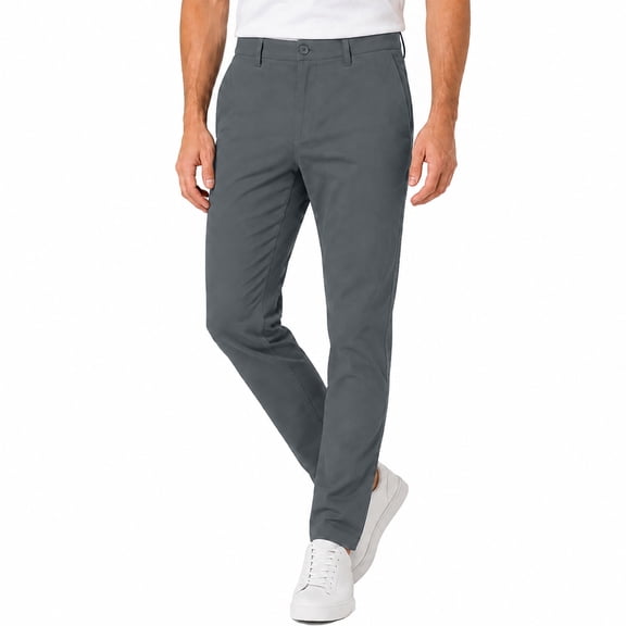 Men's Super Stretch Slim Fit Everyday Chino Pants (Sizes: 30-42)
