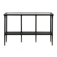 thumbnail image 3 of Evelyn&Zoe Dafna 45" Wide Rectangular Console Table, Blackened Bronze, 3 of 9