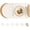 Ivory White, variant on PROMATTOO Oval Faux Leather Placemats Set of 6 with Coasters,Cork-Look Printed Base Dining Table Mat,Tan Brown
