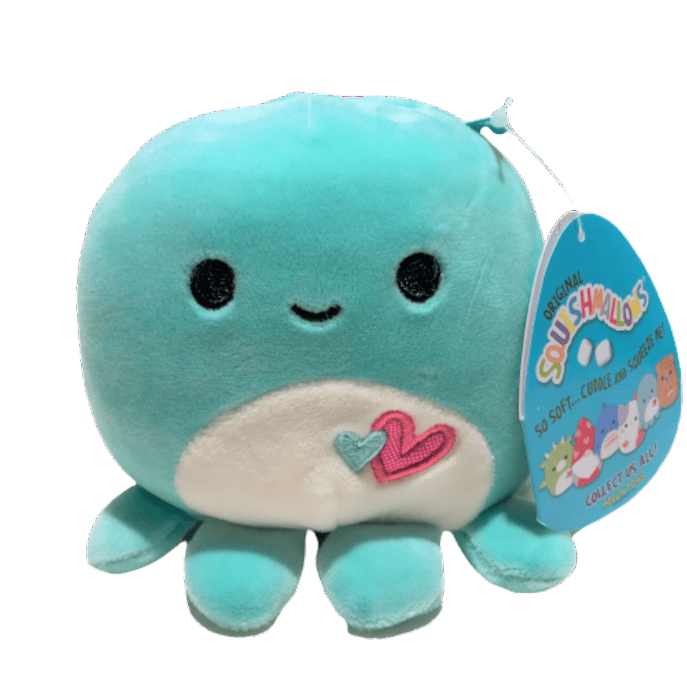 Squishmallows Valentine's Day 5 inch Zobey is Great Company to be
