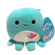 Squishmallows Valentine's Day 5 inch Zobey is Great Company to be Around Plush Toy, Huggable, Warm and Cuddly Gift for All Ages
