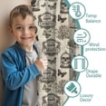 thumbnail image 3 of Blackout Kids Curtains,Beige Curiosity Shoppe Pattern Childrens Insulated Curtains Set Of 2,Bedroom Essentials,Toddler Room Decor 52x63in(132x160cm), 3 of 5