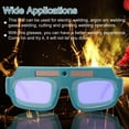 thumbnail image 3 of Welding Glasses, Solar Energy Auto Darkening Welding Glasses Argon Arc Welding Electric Welding Glasses Welding Protections Practical Welding Glasses Utility Welding Tools, 3 of 8