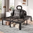 thumbnail image 6 of Amolife 14" Queen Metal Bed Frame, Heavy Duty Platform Bed Frame with 3500 lbs Capacity, Underbed Storage, No Box Spring Needed, Black, 6 of 12