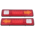 thumbnail image 4 of Lámpara De Parada Trasera, Luces Traseras LED De 12V Bajo Consumo De Energía 2 Piezas Universales Para Remolques Para Botes Para Camiones, 4 of 7