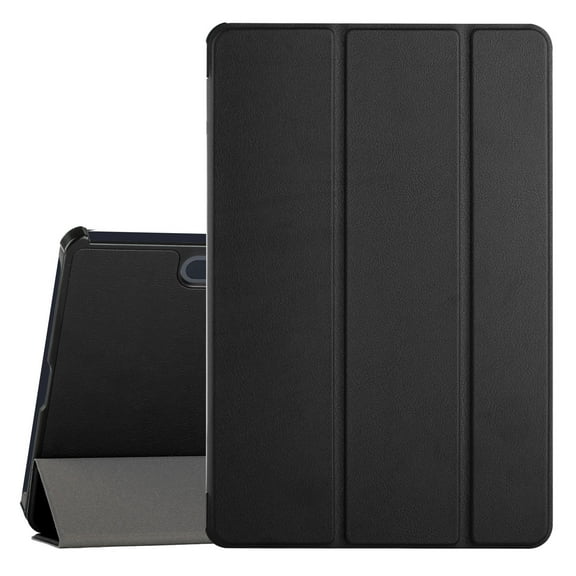 Case For Samsung Galaxy Tab S6 Lite 10.4" Thin Lightweight Trifold Stand Magnetic Closure PU Leather Hard Folio Hybrid Protective Tablet Tablet Cover [ Black ]