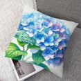 thumbnail image 7 of nygtbtfer Pink Hydrangea Flowers Pillows Decorative Throw Pillows Bluish Purple Pillowcase Summer Decorations Farmhouse Decor for Sofa，Multi-Size White, 7 of 7