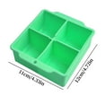 thumbnail image 2 of Bandeja de hielo de 4 celdas, molde para hielo, producto nuevo de verano, bandeja plegable portátil, marco de metal, para dormitorio, moldes para hielo, almacenamiento de alimentos,, 2 of 8