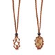 thumbnail image 2 of Braided Waxed Cotton Thread Cords Macrame Pouch Necklace Making Adjustable Glass Beads Interchangeable Stone Necklace Peru 30 inch(76cm) 2pcs/set, 2 of 7