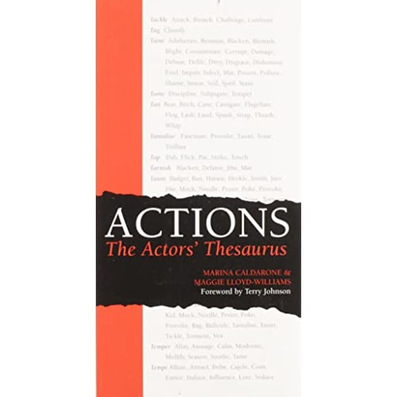 Pre-Owned Actions: The Actors' Thesaurus (Paperback) 0896762521 9780896762527