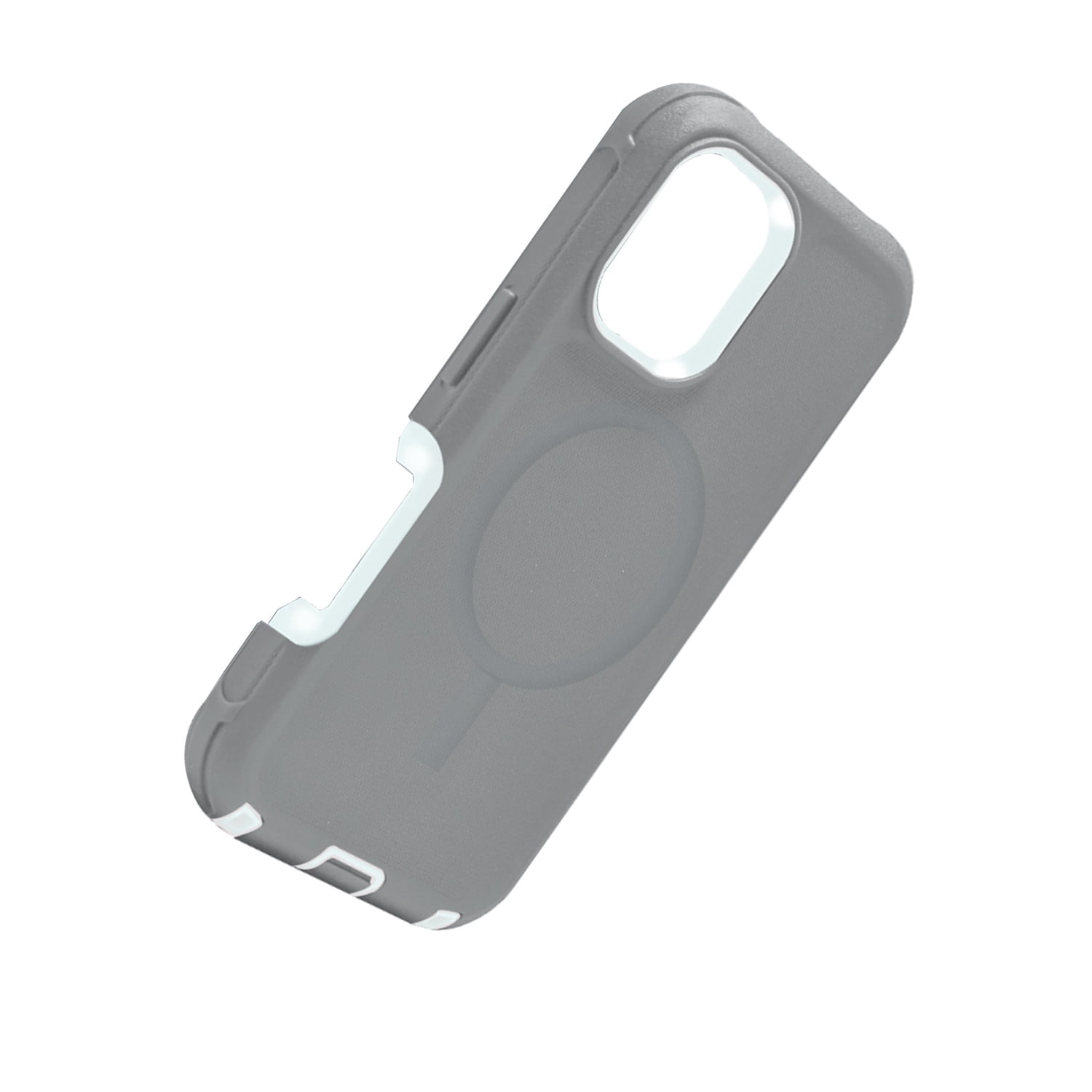 Duual Pro Armor Case with MagSafe Compatibility for iPhone 17 Pro - Gray & White