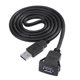 thumbnail image 4 of Bearachild Cable de extensión de montaje empotrado de Panel USB 3,0 cuadrado con hebilla a para tablero de coche, camión, barco, Electrónica, 4 of 6
