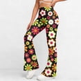 thumbnail image 2 of High Waisted Leggings for Women Tummy Control Flare Yoga Pants - Crossover Baggy Leggings Soft Workout Casual Bootcut Pants for Gym Running Athletic Outfits 2026 Summer Vacation Outfits, 2 of 9