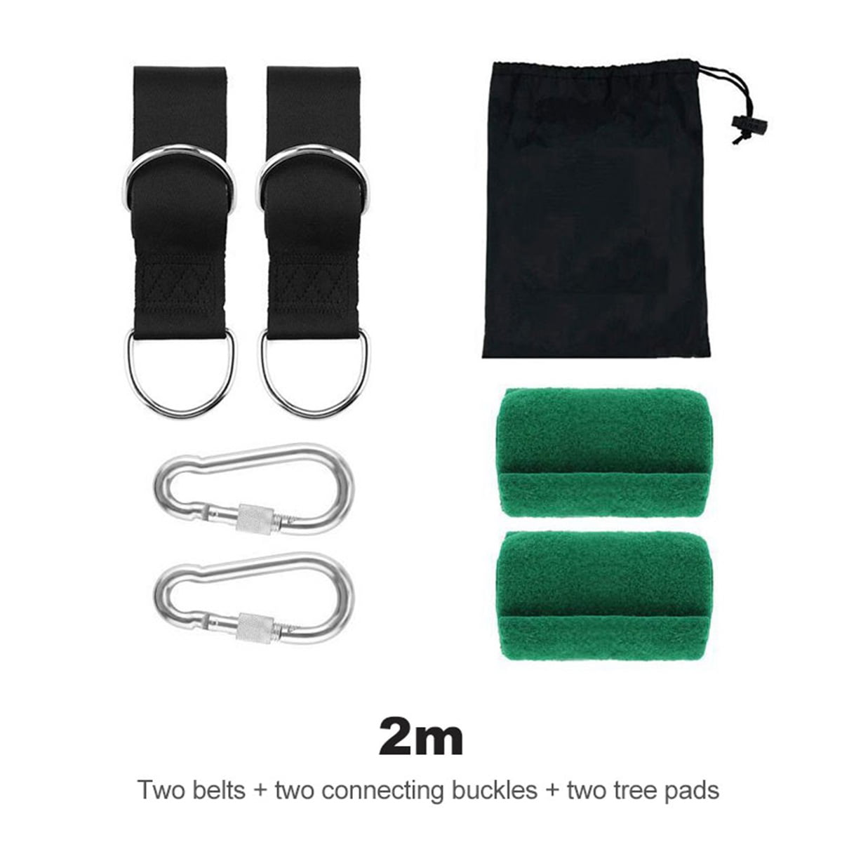 Millie 2 PCS 9.8in/25cm Tree Swing Hanging Straps,Beam Strap Holds 440lbs .Outdoor Swing Hangers-Perfect for Hammocks Tire and Saucer Swings with Easy Installation. 
