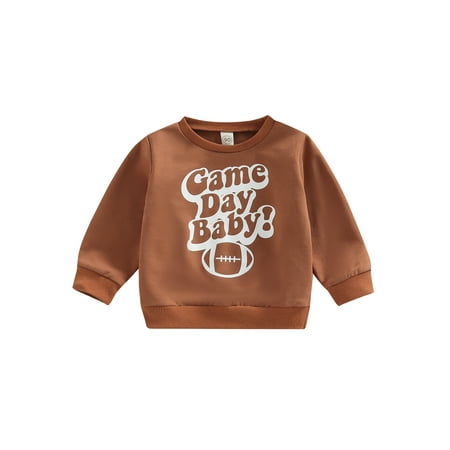 

Ma&Baby Toddler Baby Boys Crewneck Sweatshirt Long Sleeve Pullover Casual Shirt Pullover Tops