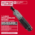thumbnail image 4 of Hyper Tough 12V Brushless 1/4-inch Cordless Ratchet with 2.0Ah Battery, 4 of 17