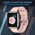thumbnail image 3 of Reloj inteligente P22 Presión arterial Monitor de frecuencia cardíaca Deporte Smartwatch (rosa), 3 of 9