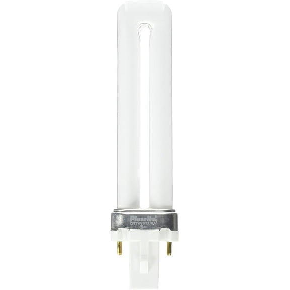 Good Bulb 7W CFL Light Bulb G23 2 Pin Base 2700K Warm White T4 Shape 10000 Hour Life Compact Fluorescent  6-Pack