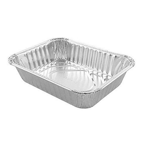 Handi-Foil 1 lb. Oblong Deep School Senior Feeding Disposable Pan (pack of 25)