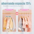 thumbnail image 4 of Perchas de Terciopelo para Bebé,40 Perchas para Niños,Antideslizante para Perchas,Percha Pequeña para Colgar Ropa Pequeña de Bebés,Niños y Niñas (Azul), 4 of 8