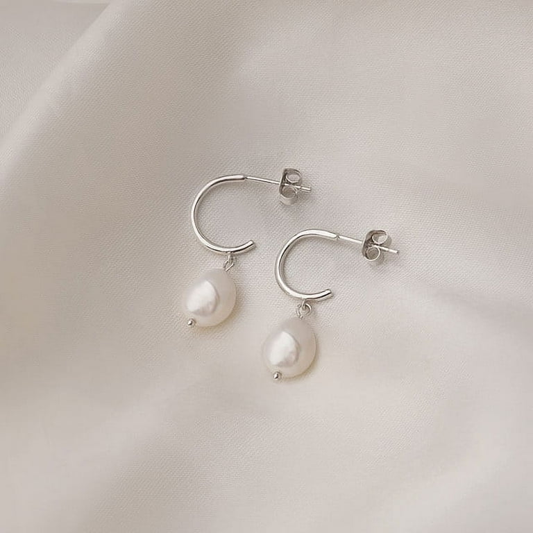 Sterling silver bridesmaid sale earrings