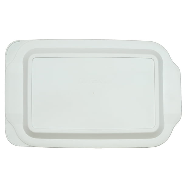 Pyrex Replacement Lid 233PC White Plastic Rectangle Cover for Pyrex 233 3Qt Dish (Sold