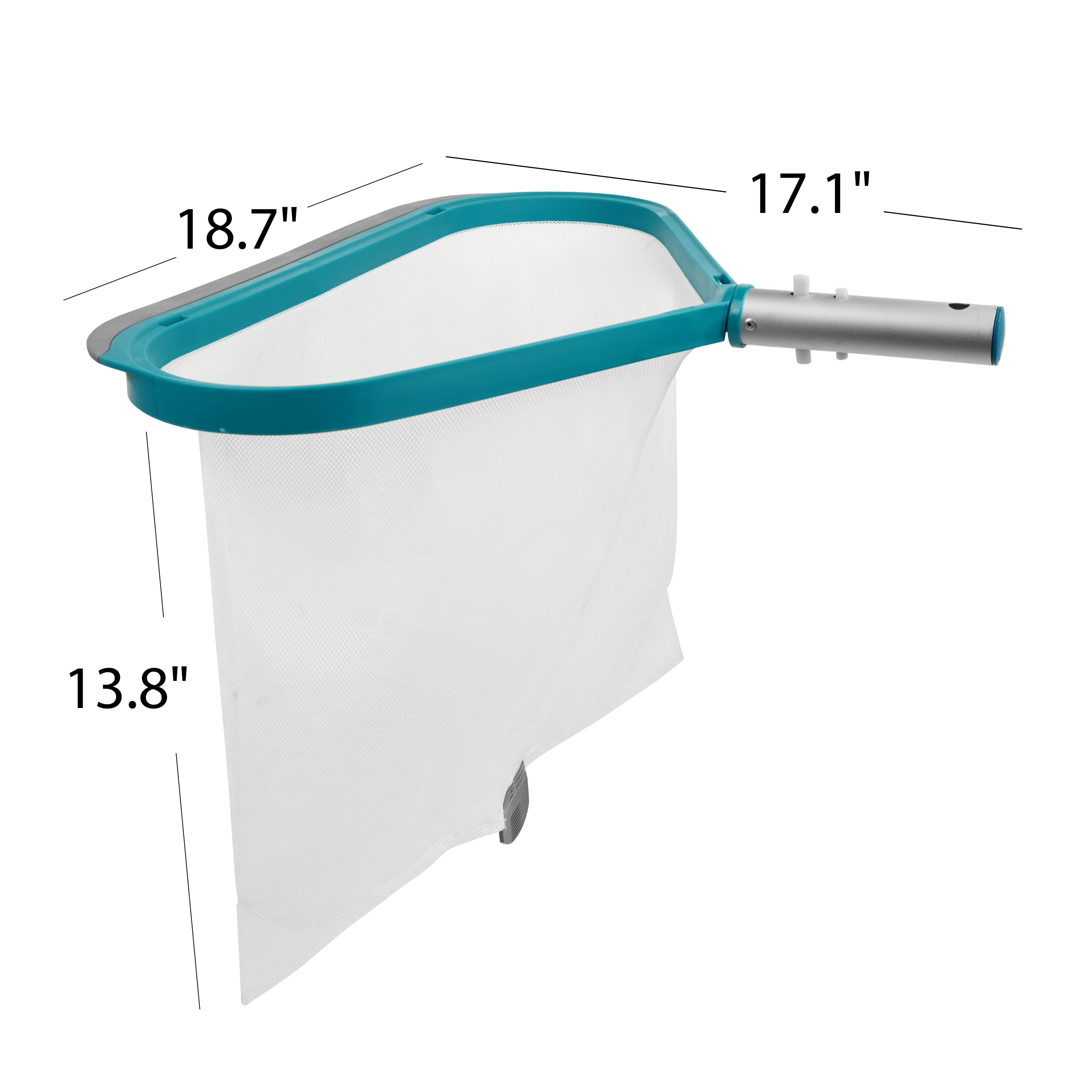 Mainstays Pool Leaf Rake with Aluminum Handle & Tab