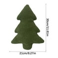 thumbnail image 2 of Fankiway Christmas Tree Shaped Pillow Christmas Tree Throw Pillow Christmas New Plush Pillow, for Bedroom Sofa Christmas Decoration Gift 11.8*8.27 inch, 2 of 7