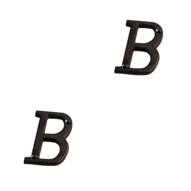 Wweixi Wide Application Metal Letters House Numbers And Stylish Choice B17--B 2Set