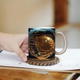 thumbnail image 6 of CasaChic 3D Space Bookshelf Ceramic Mug, Unique Design for Hot Cold Drinks, Home Decor & Study Coffee Cup, Ideal Gift for Book Lovers on Christmas Birthday, 6 of 6