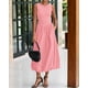 thumbnail image 2 of Vestido midi casual sin mangas BTFBM para mujer 2025, 2 of 9
