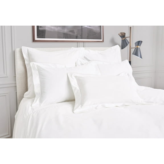 Legacy White Cotton Lightweight Breathable Luxury Full/Queen Duvet Cover