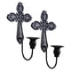 thumbnail image 5 of 2 candelabros de pared para velas, candelabros decorativos para montaje en pared. Negro, 5 of 9