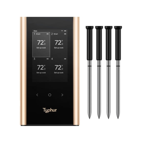 Termómetro inalámbrico para carne Typhur SYNC Gold con 4 sondas
