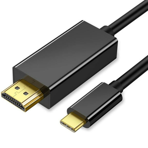 USB-C to HDMI Cable 6ft - 4K Male-Male for MacBook/iPhone 15/Surface