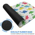 thumbnail image 6 of Long Mouse Pads for Desk,Colorful Dinosaur Paradise Pattern Desk Mats on Top Of Desks, Desk Mouse Pad Extra Large with 3mm Non-Slip Base and Stitched Edge for Gaming,Office,Work,Home 31.5"x11.8", 6 of 6