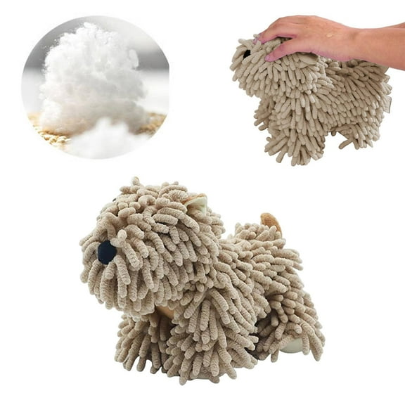 Clearance! Multi Function Creative Dog Fuzzy Hand Towel Towels Soft Fast Drying Decorative Hand Towels Hanging Hand Towels For Bathroom Brown