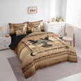 thumbnail image 3 of Feelyou Hippie Black Crow Twin Bedding Sets 7pcs, Bohemian Life Tree Bedding Comforter Set, 3 of 8
