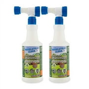 Amazing Outdoor Deodorizer - Natural Enzyme Formula - Just Spray & Walk Away - Grass, AstroTurf, Dog Runs, Patios, Decks, Fences & More - Prevents Lawn Yellowing - USA Made - Vet Approved