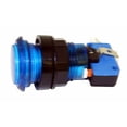 thumbnail image 2 of Arcade Game Illuminated Push Button (Blue), 2 of 3