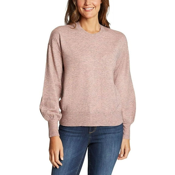 Ella Moss Women's Puff Sleeve Sweater, Gardenia X-Large