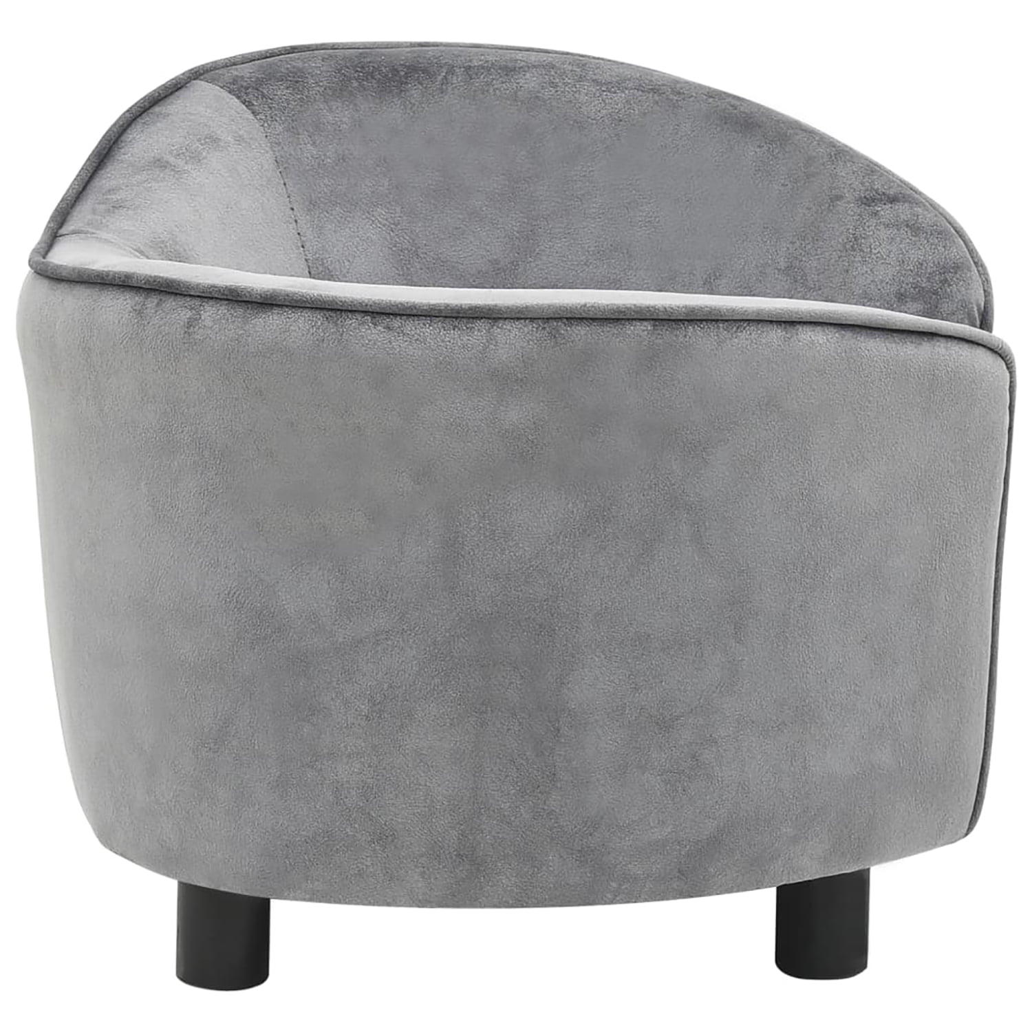 Pefilos 27.2" Dog Sofa Bed for Small Pets, Stylish Pet Sofa/Cat Couch for Furniture Faux Leather, Gray Pefilos 27.2" Dog Sofa Bed for Small Pets, Stylish Pet Sofa/Cat Couch for Furniture Faux Leather, Gray