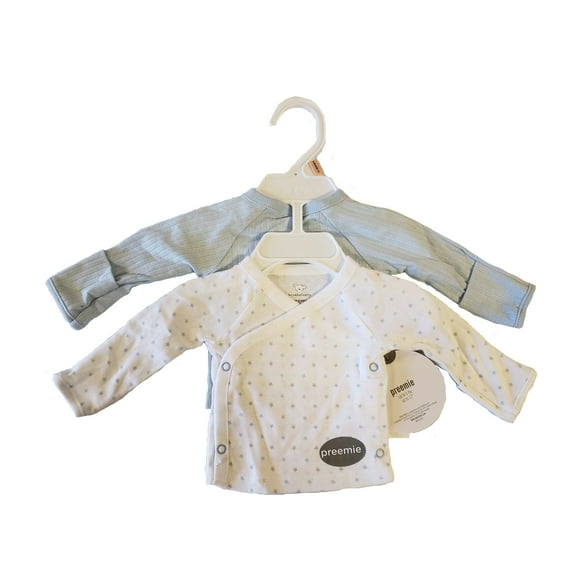 Koala Baby Blue Long Sleeve Snap-shirts 2-Pack