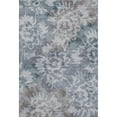 thumbnail image 2 of Addison Rugs Mayfield Premium Machine Washable Transitional Floral Blue Rectangle Rug, 10' X 14' Machine Washable Transitional Floral Blue Oversized Sherpa Throw Blanket, 2 of 6
