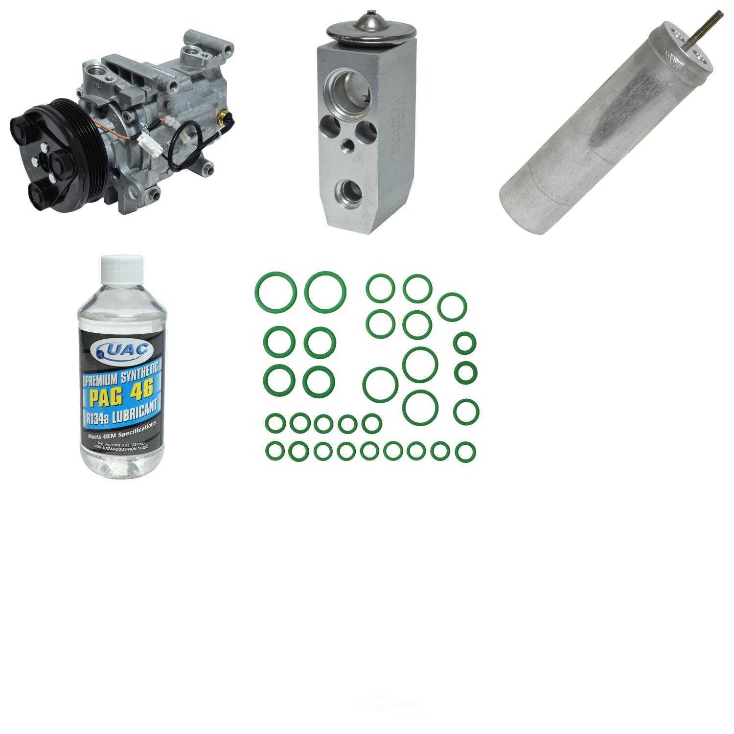 A/C Compressor and Component Kit -- Compressor Replacement Kit Fits select: 2007-2009 MAZDA 3 I, 2004-2006 MAZDA 3 S