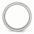 thumbnail image 2 of Stainless Steel Beveled Edge 8mm Polished Band Size: 7; for Adults and Teens; for Women and Men, 2 of 6